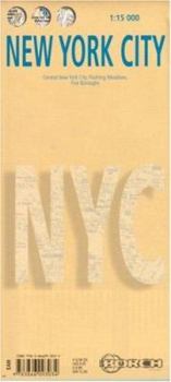 Map Laminated New York City Streets Map by Borch (English Edition) Book