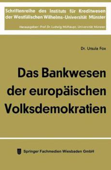 Paperback Das Bankwesen Der Europäischen Volksdemokratien [German] Book