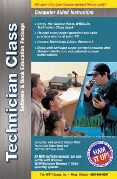 Paperback Technician Class 2014-2018 study manual with HamStudy software Book