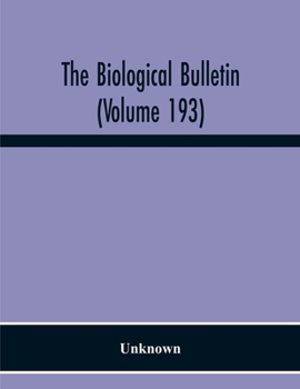 Paperback The Biological Bulletin (Volume 193) Book