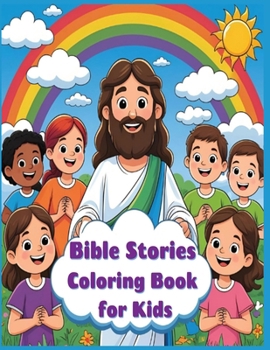 Paperback Bible Stories Coloring Book for Kids Book