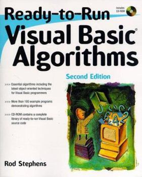Paperback Ready-To-Run Visual Basicalgorithms [With CDROM] Book