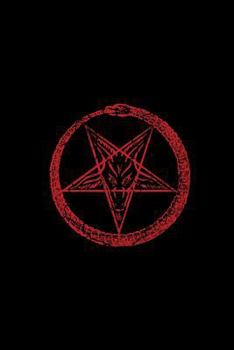 Satanic Pentagram: Pentagram and Ouroboros - Blood Red | College Ruled Lined Pages (Journal, Notebook, Diary, Composition Book) (Volume 3)