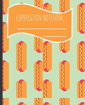 Paperback Composition Notebook: Dog themed Blank lined Journal Note book to Write-in for Home School, Middle School through to College and Adults 120 Book