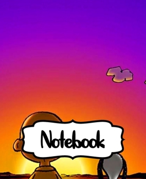Notebook: Little White Beagle Snoopy Dog House The Peanuts Comics Strip Animation Boys Kids Adults Elementary Supplies Student Teacher Daily Creative ... Boys And Girls, 110 Pages 7.5 x 9.25 Inches