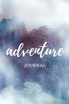 Adventure Journal: The perfect pastel watercolor blank journal for writing about your travels, journey, daily events, ideas or thoughts.