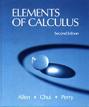Hardcover Elements of Calculus Book