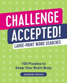 Paperback Challenge Accepted!: 100 Word Searches Book