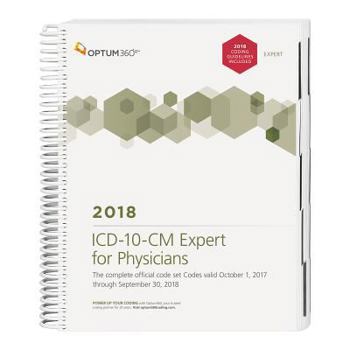 Paperback ICD-10-CM Expert for Physicians 2018: The complete official code set Codes valid October 1, 2017 through September 30, 2018 Book