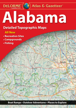 Map Delorme Atlas & Gazetteer: Alabama Book