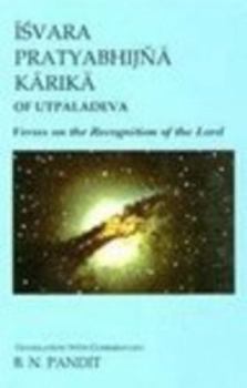 Paperback Isvara Pratyabhijna Karika of Utpaladeva Book