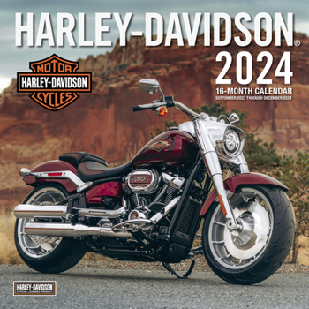 Calendar Harley-Davidson 2024: 16-Month 12x12 Wall Calendar - September 2023 Through December 2024 Book