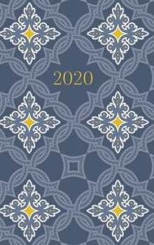 Hardcover 2020 Planner - Diary - Journal - Week per spread - Grey Tiles - Hijri Islamic dates Book