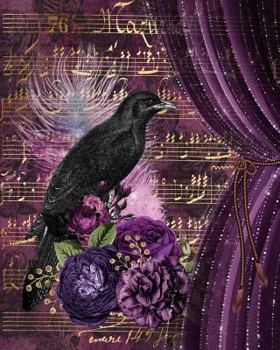 Paperback 2020 Planner: Weekly & Monthly Calendar Organizer January 2020 through December 2020 Gothic Goth #4 Purple Ephemera Bird Book