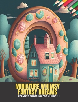 Miniature Whimsy Fantasy Dreams: Creative Coloring for Children, 50 Pages, 8.5 x 11 inches