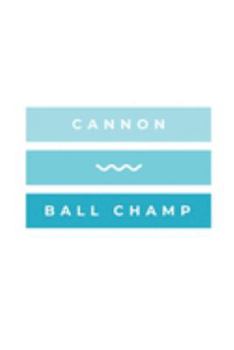 Paperback Cannon Ball Champ: Notebook / Simple Blank Lined Writing Journal / Swimmers / Swimming Pool Lovers / Fans / Practice / Training / Coachin Book