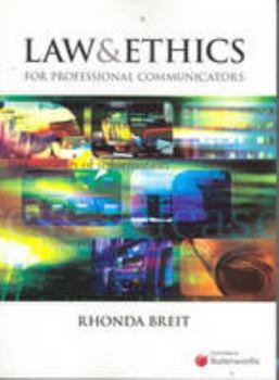 Paperback Law and Ethics for Professional Communicators Book