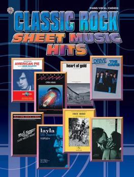 Paperback Classic Rock Sheet Music Hits: Piano/Vocal/Chords Book