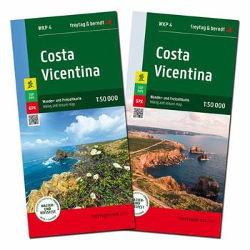 Map Costa Vicentina, Wanderkarte 1:50.000, freytag & berndt Book