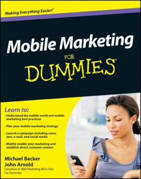 Paperback Mobile Marketing for Dummies Book