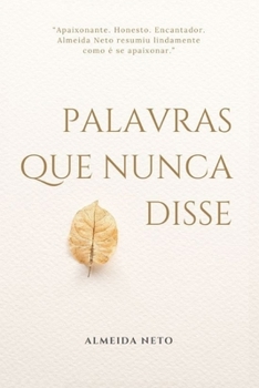 Paperback Palavras Que Nunca Disse [Portuguese] Book