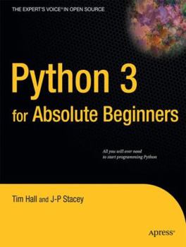 Paperback Python 3 for Absolute Beginners Book