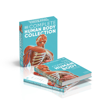 Hardcover The Complete Human Body Collection: 2-Book Box Set - Human Body Reference Guide and Anatomy Coloring Book