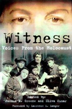 Hardcover Witness: Voices from the Holocaust Book