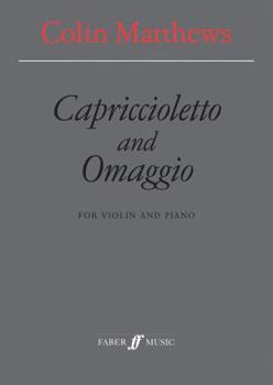 Paperback Capriccioletto and Omaggio: For Violin and Piano, Score & Part Book
