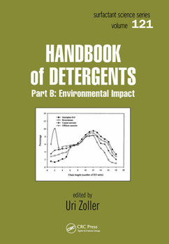 Hardcover Handbook of Detergents, Part B: Environmental Impact Book