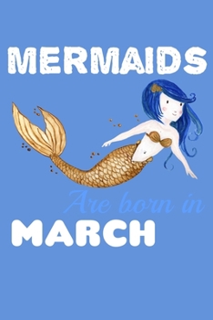 Paperback Mermaids Are Born In March: Recipe Book Food Book