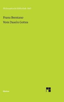 Hardcover Vom Dasein Gottes [German] Book