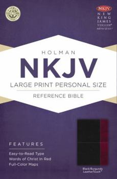 Hardcover Large Print Personal Size Reference Bible-NKJV [Large Print] Book
