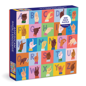 Misc. American Sign Language Alphabet 500 Piece Family Puzzle Book