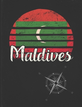 Paperback Maldives: Maldivian Vintage Flag Personalized Retro Gift Idea for Coworker Friend or Boss 2020 Calendar Daily Weekly Monthly Pla Book