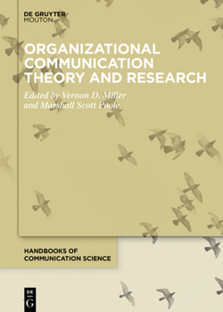 Hardcover Organizational Communication Theory and Research Book