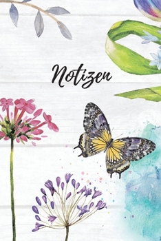 Notizen: Blanko Lavendel Floral Design Heft für Aufzeichnungen Lettering Handschrift | Kreatives Geschenk für Kinder und Erwachsene | Frauen Männer Freundinnen und Kollegen (German Edition)