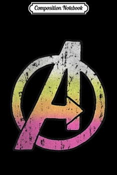 Composition Notebook: Marvel Avengers Distressed Classic Logo Graphic  Journal/Notebook Blank Lined Ruled 6x9 100 Pages