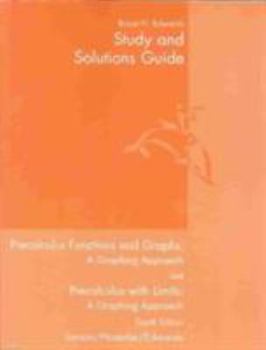Paperback Study and Solutions Guide for Larson/Hostetler/Edwards Precalculus Functions and Graphs: A Graphing Approach, 4th Book