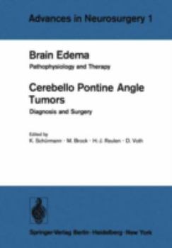 Paperback Brain Edema / Cerebello Pontine Angle Tumors: Pathophysiology and Therapy / Diagnosis and Surgery Book