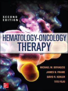 Hardcover Hematology-Oncology Therapy Book