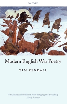 Paperback Modern English War Poetry Book