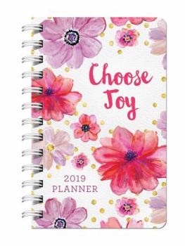 Spiral-bound 2019 Planner Choose Joy Book