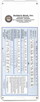 Stone, Concrete, Asphalt Aggregate Slide Rule Calculator