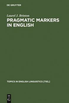 Hardcover Pragmatic Markers in English Book