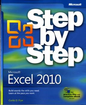 Paperback Microsoft Excel 2010 Step by Step Book