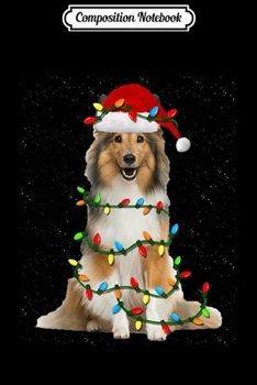 Composition Notebook: Sheltie Christmas Sheltie Dog Christmas Gift  Journal/Notebook Blank Lined Ruled 6x9 100 Pages