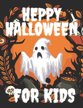 Paperback Happy Halloween For Kids: Coloring book
