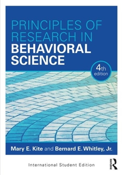 Paperback Principles of Research in Behavioral Science: International Student Edition Book