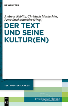 Hardcover Der Text und seine Kultur(en) [German] Book